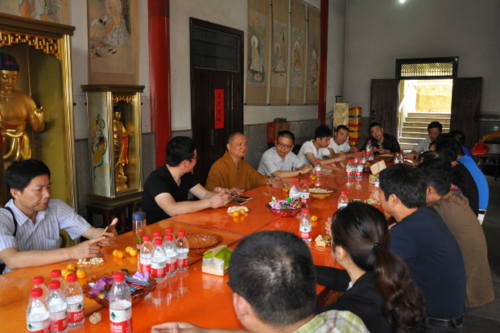 武进区牛塘镇统战委员叶庆一行考察大林禅寺 武进区牛塘镇统战委员叶庆一行考察大林禅寺