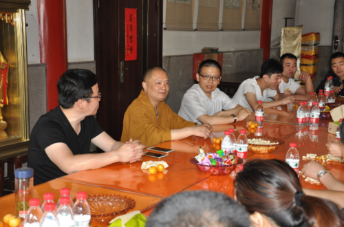 武进区牛塘镇统战委员叶庆一行考察大林禅寺 武进区牛塘镇统战委员叶庆一行考察大林禅寺